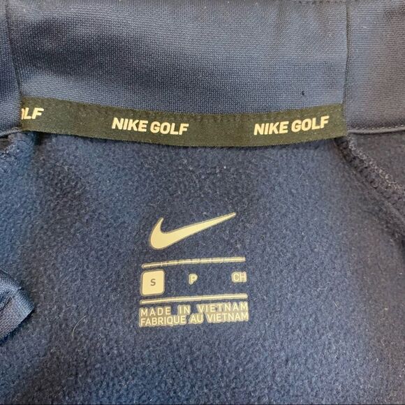 NIKE Therma-fit half-zip Navy gray golf top size small - Picture 8 of 10
